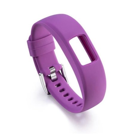 Lila silikonersättningsarmband för Garmin Vivofit 4 Activity Fitness Tracker(S)