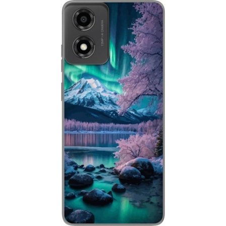 Kompatibelt Mobilskal till Motorola Motorola Moto E14 Norrsken