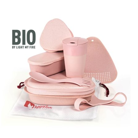 Light My Fire Mealkit Bio eating utensils Pink OneSize