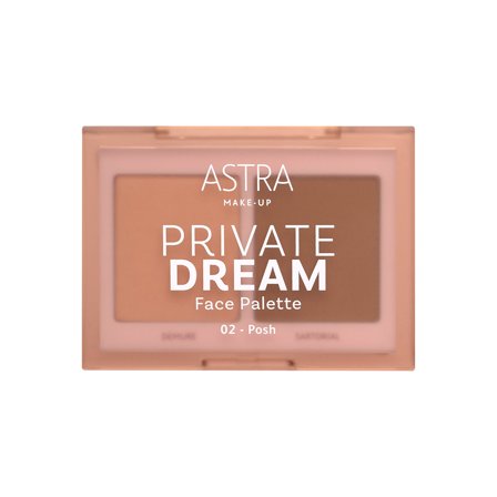 ASTRA MAKEUP PRIVATE DREAM face palette 02 POSH 7g - Palette viso