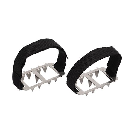 Utendørs vinter snø is sko beskyttelse 10 tann kjede stegjerner Sko kjede i rustfritt stål