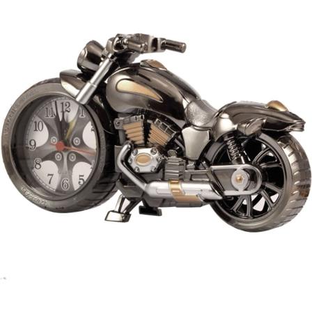 Kreativ motorcykelformad väckarklocka, skrivbordsmodell motorcykel