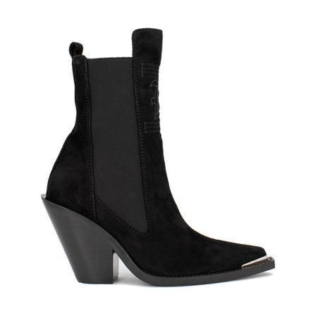 Ermanno Scervino, Ankle Boots D418Z460Djk_95708 Czarny, Kobieta, Rozmiar: 37 EU