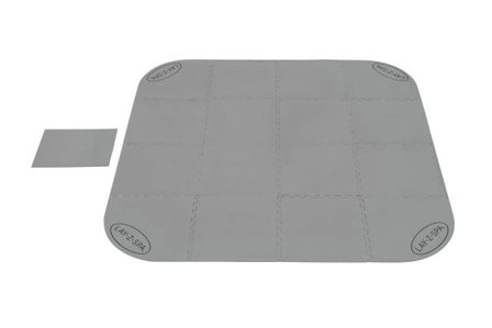 Bestway Lay-z-spa Golvskydd196 X 196cm Dekoration Grå