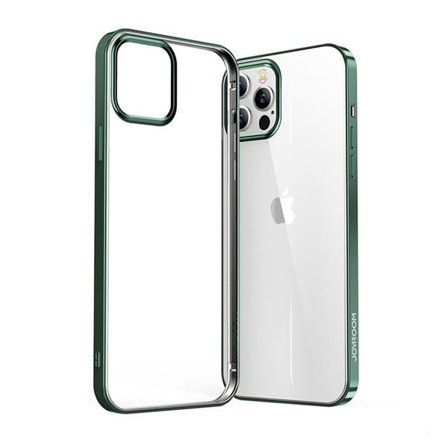 Joyroom New Beautiful Series slim case with galvanized frame for iPhone 12 Pro Max green (JR-BP796)