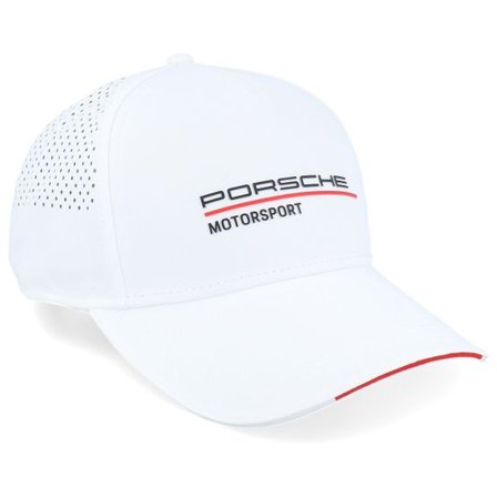 Porsche - Vit adjustable Keps - Porsche Motorsport White Adjustable @ Hatstore