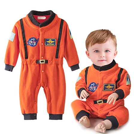 Astronautdräkt för barn, rymddräkt Onesie