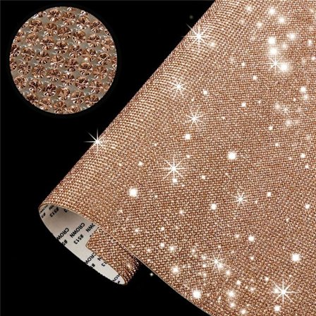 Mordely Rhinestone Sheet Crystal Sticker CHAMPAGNE