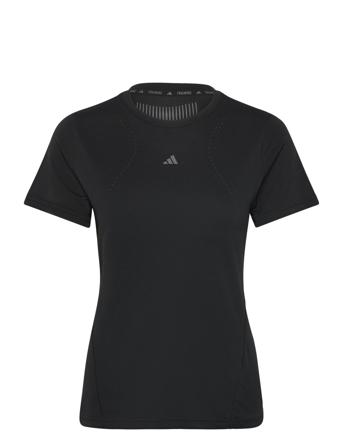 Adidas Designed For Training Heat.rdy Hiit T-Shirt Sport Women Sport Clothing Sports Tops & T-shirts Sport T-Skjorte Black Adidas Performance