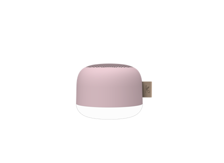 Kreafunk aLIGHT - Bluetooth-Lautsprecher, Dusty Rose, Wasserfest, Mit Lampe, Magnetplatte