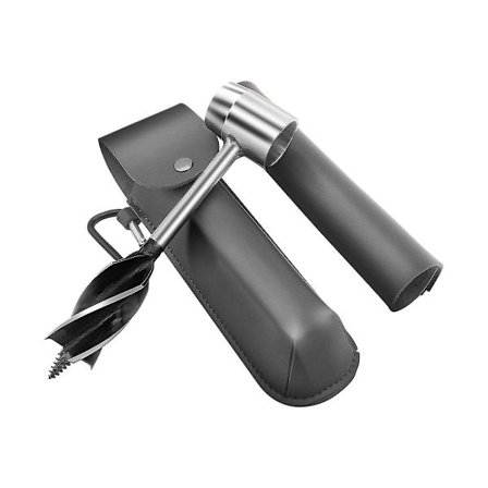 Drill Bits Utendørs Overlevelses Punch Verktøy Camping Manuell Hull Maker Skiftenøkkel Tre Drill Kjerne Tømmerarbeid