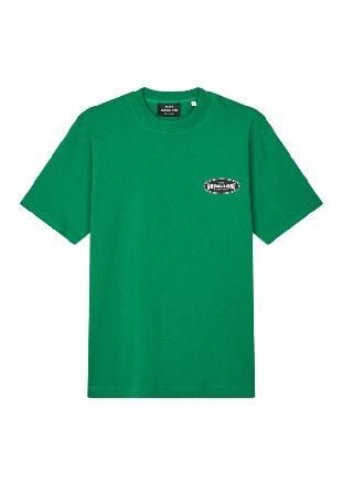 Mads Nørgaard Cotton Jersey Big Logo Frode Tee T-shirts Herr Grön L