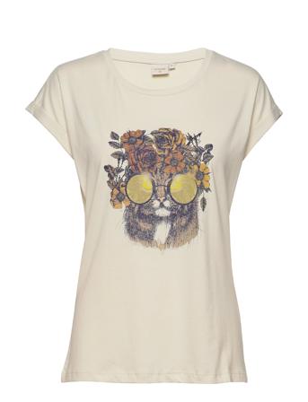 Carriecr T-Shirt Yellow Cream