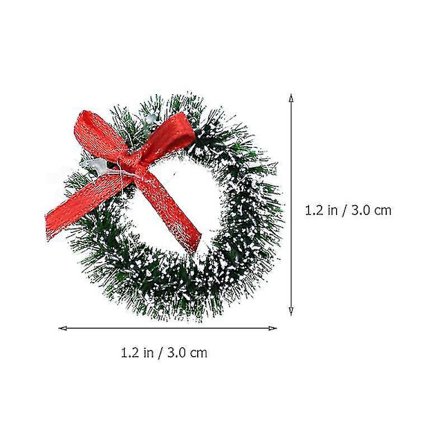 16 stk. Julekrans DIY Fyrretræsnåle Ringe