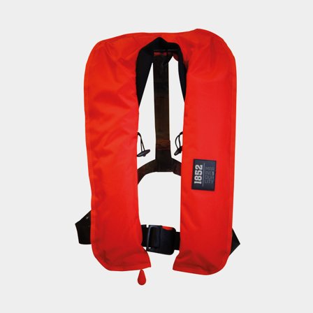 1852 Classic automatisk flytväst, röd - 150N ISO, One-Size (40 - 120 kg)
