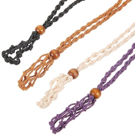 4 kpl tyhjiä kivenpidikkeitä Säädettävä retro punottu kivenpidike Kaulakorutarvikkeet