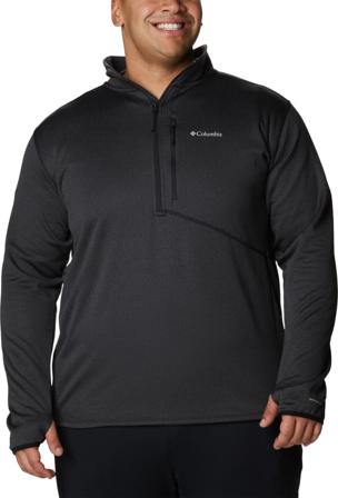 Columbia Montrail Men ́s Park View Fleece Half Zip Men long-sleeved sweaters Black M