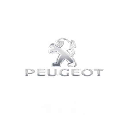 Bil metal klistermærker kreative bil logo dekorative klistermærker-Peugeot øvre og nedre standard metal klistermærker/5 stykker