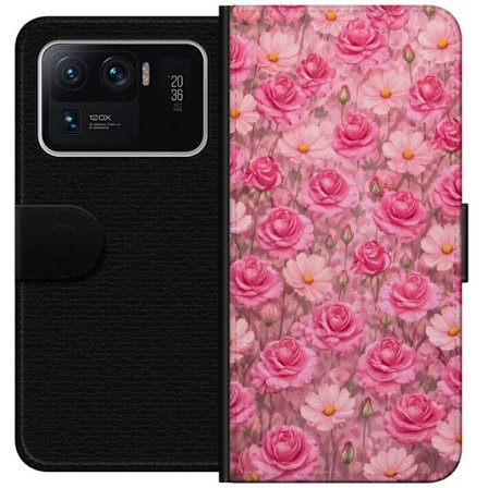 Yhteensopiva Lompakkokotelo Xiaomi Mi 11 Ultra Petal Reverie Blush Rose
