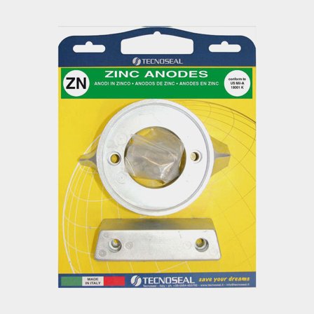 Sada zinkové anody Tecnoseal, pro pohon, vhodná pro Volvo Penta AQ290