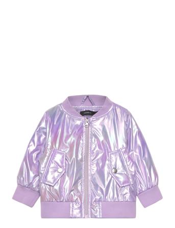 Nmfmovie Bomber Jacket Foil Purple Name It