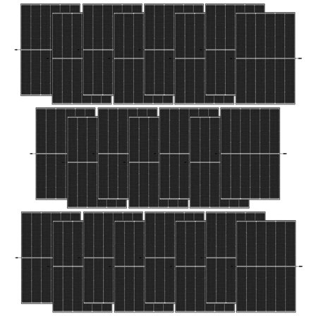 Pannelli fotovoltaici Trina Solar Vertex S+ da 450 W - KIT 23 PANNELLI 10,3 kW