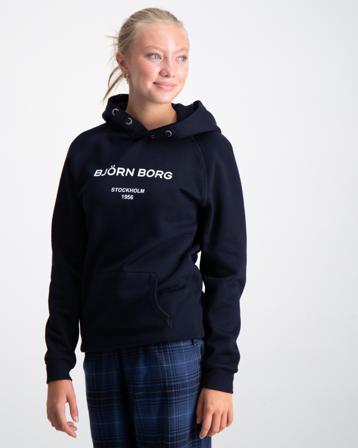 Björn Borg BORG HOODIE Blau Hoodies/Kapuzenpullover Mädchen - Kidsbrandstore