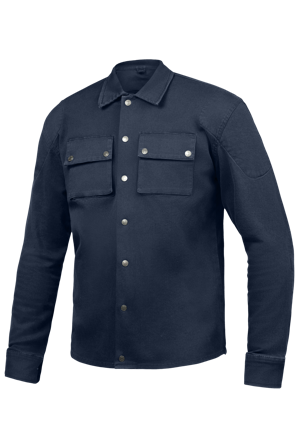 Camisa de Moto Ixon Settler Azul Marino XL