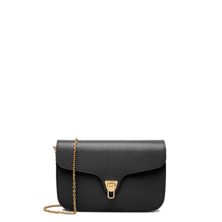 Coccinelle, Beat Snake Shoulder Bag Zwart, Dames, Maat:ONE Size