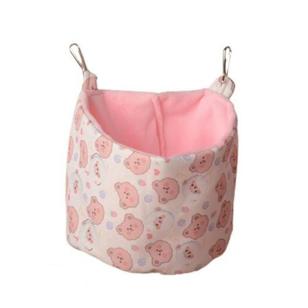 Hamster Hængekøje Marsvin Sovepose PINK