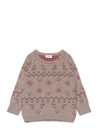 Pusle - Pullover Pullover Grå Hust & Claire*Betinget Tilbud