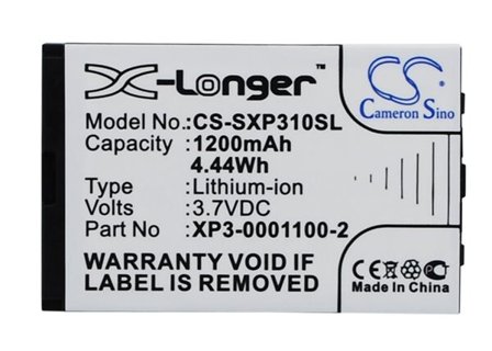 Batteri for SmartPhone, mobil for Socketmobile Sonim XP3-S, XP3 Enduro