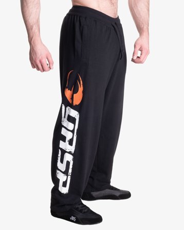 Gasp Sweat Pants, Black/White, Treningsklær & Sko, Treningsklær Herre, Treningsbukser