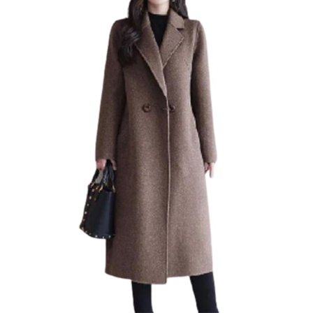 Klassisk Kvindesjakke med Slå-om Krave - Vinter & Efterår Yderbeklædning Jsir