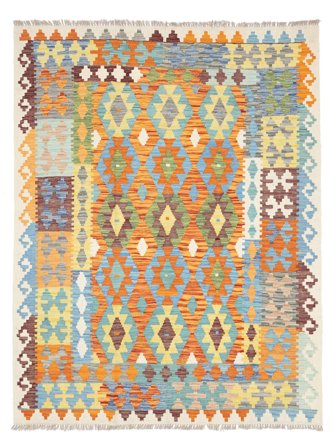 157X200 Alfombra Kilim Afghan Old Style Oriental (Lana, Afganistán) Carpetvista