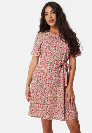 Pieces - Pcnya SS Short Dress - Cloud Dancer