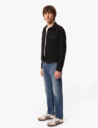 Nudie Jeans Danny Rinsed Denim Jacket - Black - M