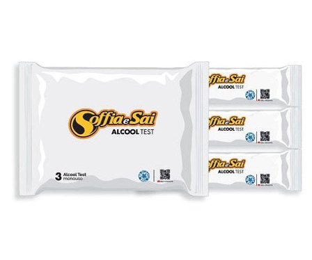 Etilometro Soffia e Sai 1 Busta X 3 Pezzi