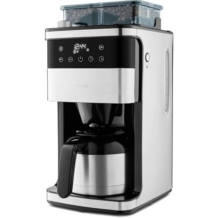 Digital Isolerad Filterkaffebryggare med Kvarn - MEDION - 1000W - 1,0L - Silver