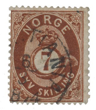 Norge 1872-75 - AFA 21 - Stemplet
