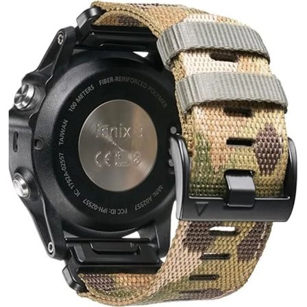 22 26 mm Nylon Militærrem Til GARMIN FENIX7 7X PRO 6 6X Blød Slidstærk Remkrop Til 965 Instinktiv Udskiftning