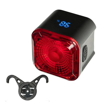 Polkupyörän vedenpitävä ladattava 6 valaistustilan turvavaroitus LED-takavalo pyöräilyturvallisuuden takavalot pyörän takavalo