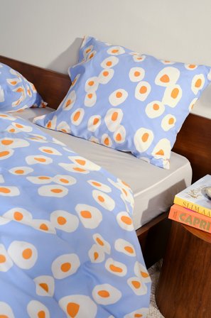 Jotex - Putetrekk Økologisk Blå - OVO - Kjøp Putevar hos Jotex