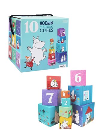 Moomin Stacking Cubes - The House Patterned Barbo Toys