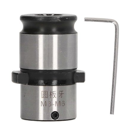 Rund Bakkeholder med Unbrakonøgle Kulstofstål Han Gevind Bakkeholder Drejebænk Gevindskæringsværktøj TC820 M3?M6