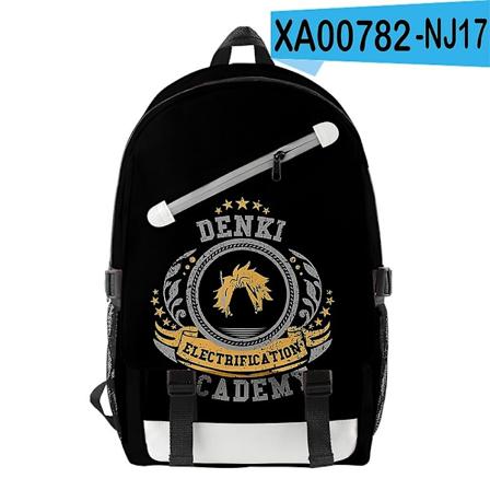 Japan Anime My Hero Academia Denki Kaminari Ryggsekk for Gutter og Jenter, Barn, Barnehage, Ungdomsskole, Student, Skoleveske, Laptop Ryggsekk - Xin 