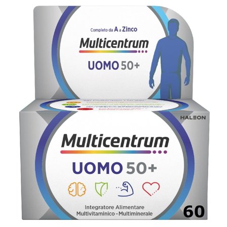 Multicentrum Uomo 50+ Integratore Alimentare Multivitaminico