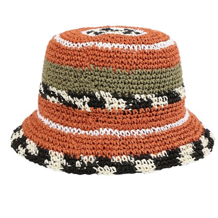 Kvinner Basin Hat Håndlaget Heklet Fisherman Hat Sommer Must-have for Women Girl