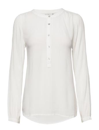 Karla Amber Shirt Ls- Min 2 Bluse Langermet Hvit Kaffe