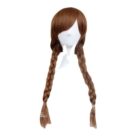 Annabel Film Cosplay Kostyme for Kvinner Barn Voksen Halloween Kostymer og Parykk Skrekk Skummel Fancy Hvit Kjole Antrekk A only wig-FF-